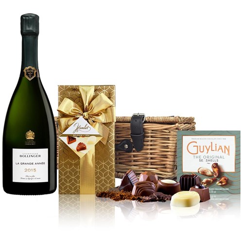 Bollinger Grande Annee 2015 Vintage 75cl And Chocolates Hamper